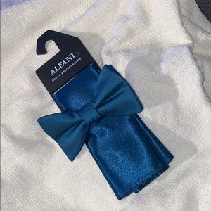 Alfani bow tie & pocket square